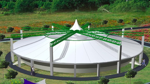 大門入口膜結(jié)構(gòu)